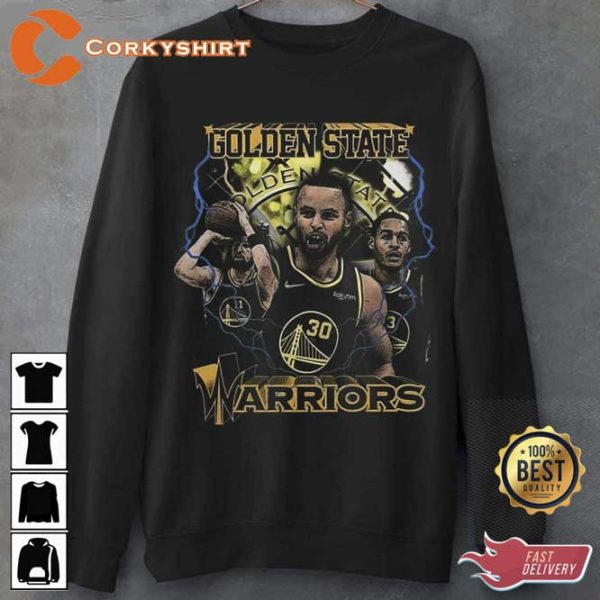 Vintage Jordan Poole 90s Golden State Warriors Sweatshirt