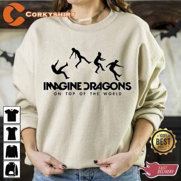 Vintage On The Top Imagine Dragons Pop Rock Band Sweatshirt