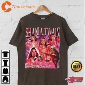 Vintage Queen Of Me Tour 2023 Shania Twain T-Shirt