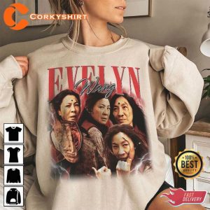 Vintage Style Evelyn Wang Michelle Yeoh Unisex GIft for Fans T-Shirt1