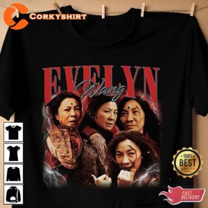 Vintage Style Evelyn Wang Michelle Yeoh Unisex GIft for Fans T-Shirt2