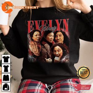 Vintage Style Evelyn Wang Michelle Yeoh Unisex GIft for Fans T-Shirt3