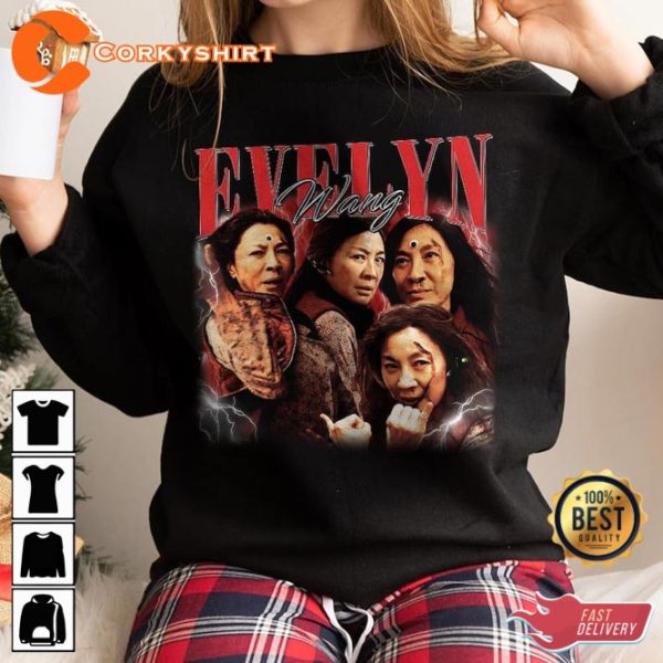 Vintage Style Evelyn Wang Michelle Yeoh Unisex Gift for Fans T-Shirt