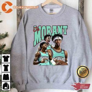 Vintage Style Ja Morant Memphis Grizzlies Basketball Unsiex Sweatshirt