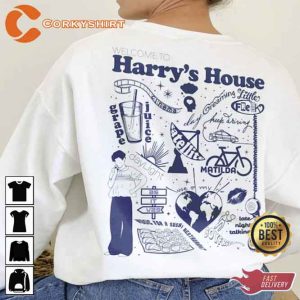 Vintage Welcome To Harrys House Track List 2023 Sweatshirt