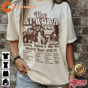 Vintage Y2k The Aurora Tour 1978-79 T-shirt
