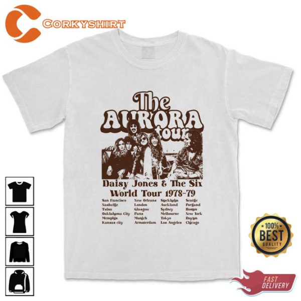 Vintage Y2k The Aurora Tour 1978-79 T-shirt