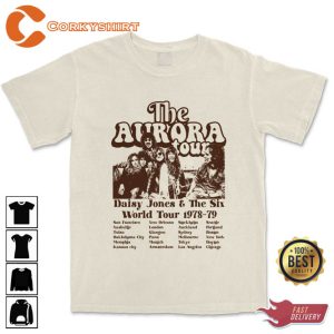 Vintage Y2k The Aurora Tour 1978-79 T-shirt 1