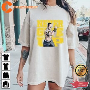 WWE John Cena Never Give Up Shirt3