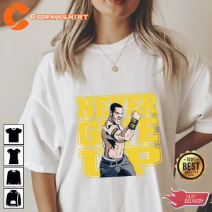 WWE John Cena Never Give Up Shirt4