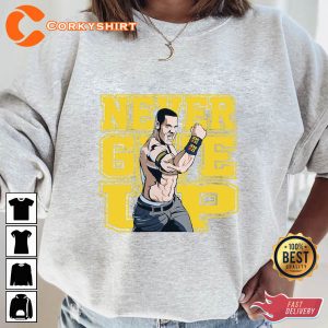 WWE John Cena Never Give Up Shirt5