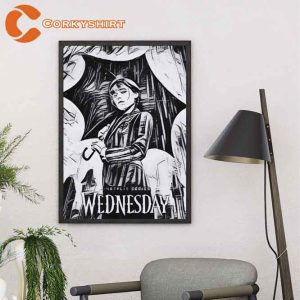 Wednesday Addams Umbrella Poster2