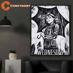 Wednesday Addams Umbrella Poster4