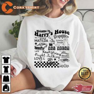 Welcome Harry's House Track List Sweatshirt