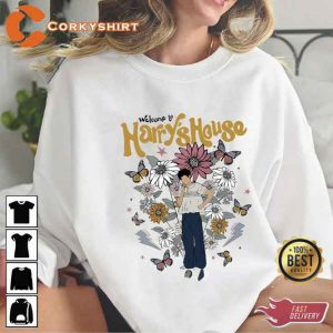 Welcome To Harry's House Floral Sweatshirt (2)