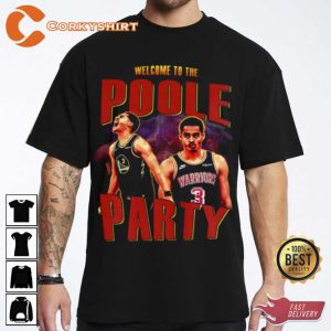 Welcome To The Poole Party Golden State Warriors Jordan Poole Vintage Sweatshirt