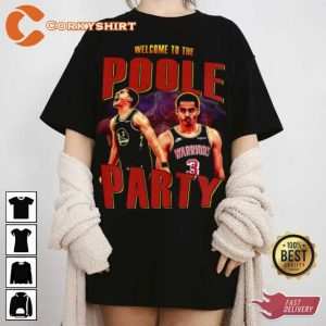 Welcome To The Poole Party Golden State Warriors Jordan Poole Vintage Sweatshirt