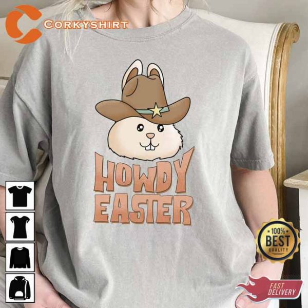 Western Easter Tee Western Bunny Shirt