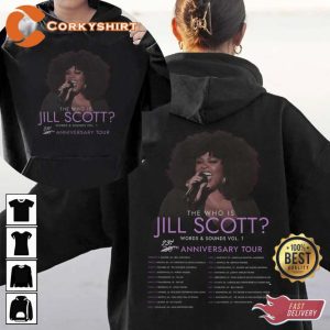 Who Is Jill Scott Tour 2023 Shirt