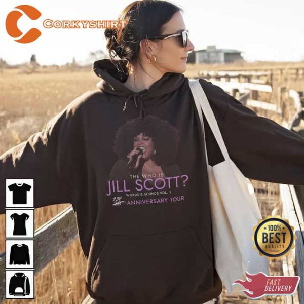 Who Is Jill Scott Tour 2023 Shirt