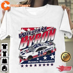 William Byron 24 Team Collection NASCAR Racing T-Shirt
