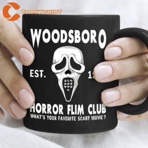 Woodsboro Spooky Film Club Whats Your Favourite Ceramic Coffee Mug (2)