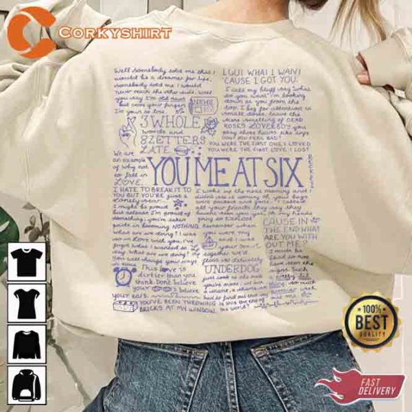 You Me At Six Album T-shirt