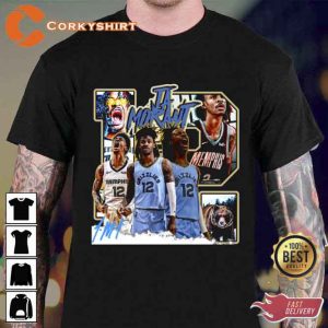 Young Ox Bow Legged Bear Memphis Basketball Ja Morant Unisex T-Shirt1