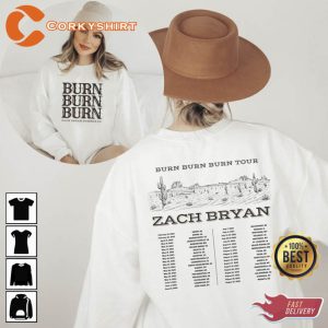 Zach Bryan Burn Burn Burn Tour Summer 23 Sweatshirt
