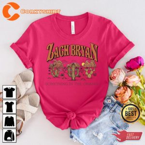 Zach Bryan Something In The Orange Vintage Country Music Fan Gift Shirt