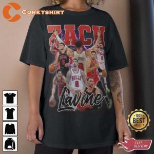 Zach Lavine Basketball Chicago Bulls Graphic Unisex T-Shirt