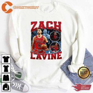 Zach Lavine Chicago Vintage Retro 80s 90s Bootleg Unisex T-Shirt