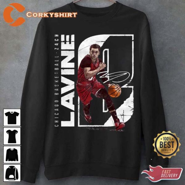 Zach Lavine Signature Chicago Bulls Basketball Unisex Hoodie