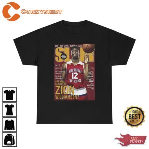 Zion Williamson Slam Magazine New Orleans Pelicans Basketball Shirt
