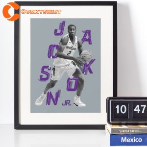 13 Jaren Jackson Jr The Block Panther Grizzlies Basketball Poster