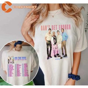 2 SIDED Big Time Rush Band Concert Cant Get Enough Tour Shirt