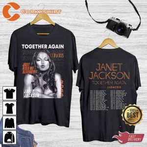 2 Side Janet Jackson Together Again Tour 2023 Unisex T-Shirt