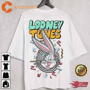 2 Side Looney Tunes Warner Bros Cartoon Childish Unisex T-shirt