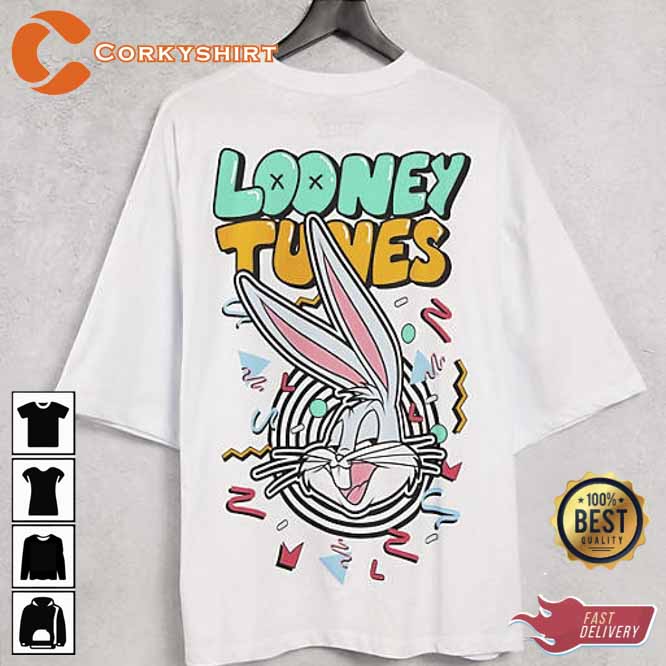 2 Side Looney Tunes Warner Bros Cartoon Childish Unisex T-shirt (2)