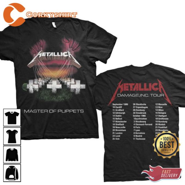 2 Side Metallica 72 Seasons Tour Vintage Unisex T-Shirt