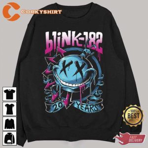 20 Years Anniversary Design Blink 182 Band Unisex Sweatshirt