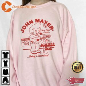 2023 John Mayer Youre Gonna Live Forever In Me Solo Tour Music Shirt