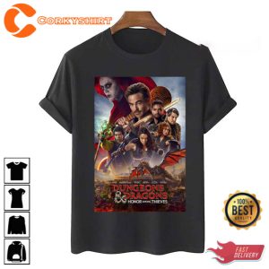 2023 Movie Dungeons And Dragons Honor Among Thieves Unisex T-Shirt 1