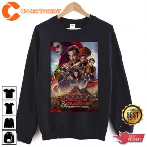 2023 Movie Dungeons And Dragons Honor Among Thieves Unisex T-Shirt 3