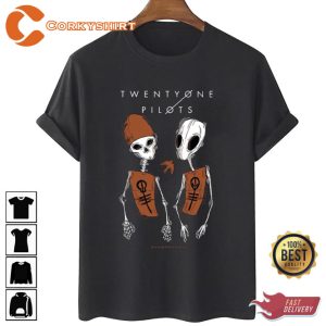 21 Pilots Skull Aliens Twenty One Band Unisex T-Shirt