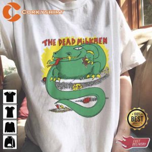 80s The Dead Milkmen The Never Ending Cheese Tour T-Shirt