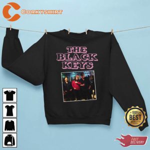 80’s Vintage Art The Black Keys Rock Band Unisex Sweatshirt T-shirt