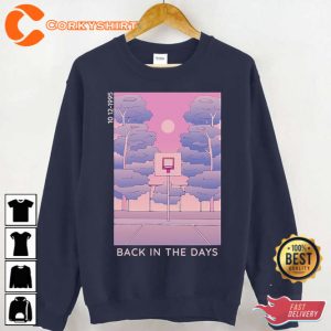 90s Anime Basketball Sunset Vaporwave Unisex T-Shirt