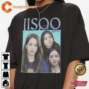90's Vintage Kim Jisoo Blackpink Frist Album Solo Unisex T-shirt