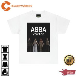ABBA Voyage Concert Unisex Heavy Cotton Tee Shirt